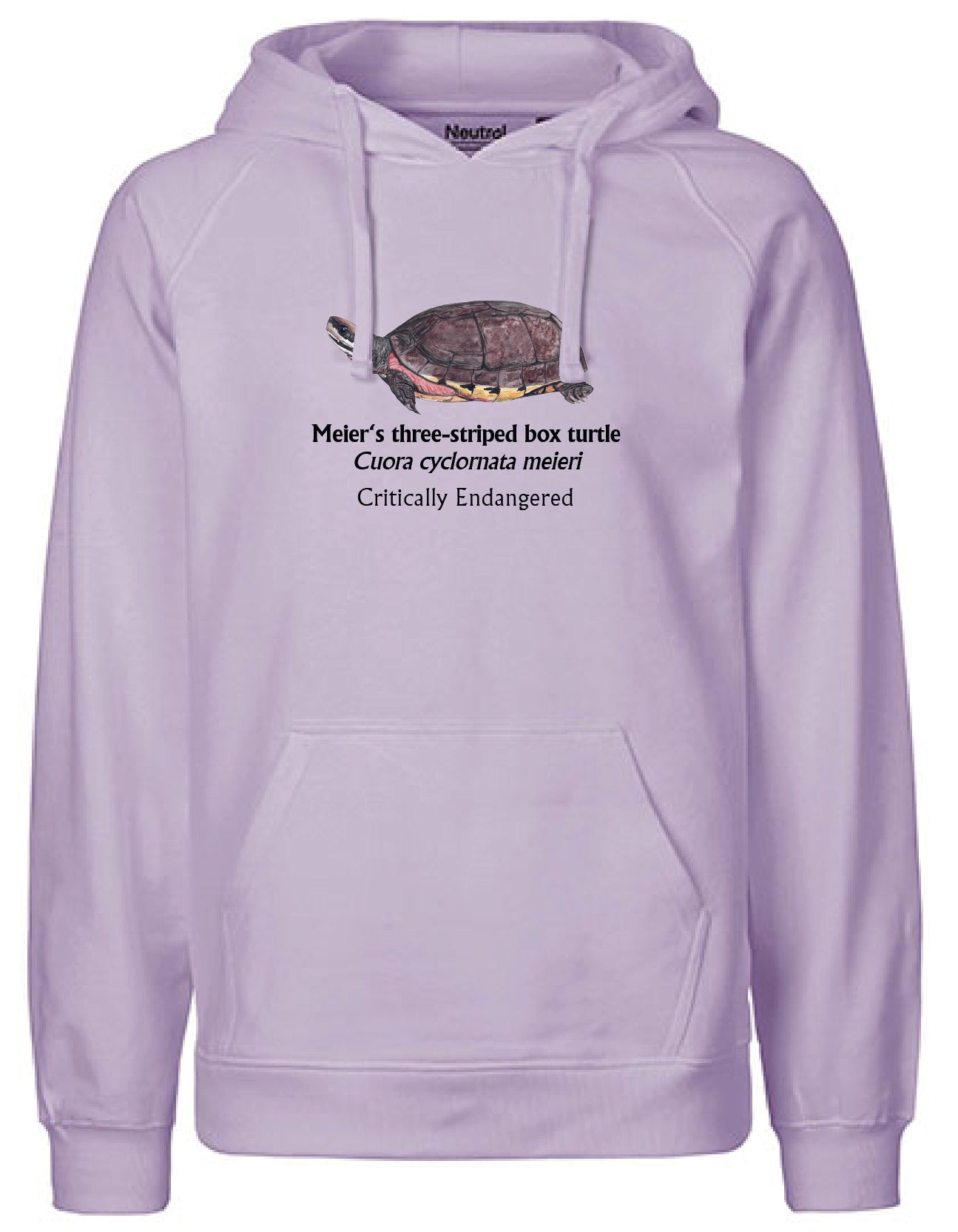 Meier's three-striped box turtle Hoodie