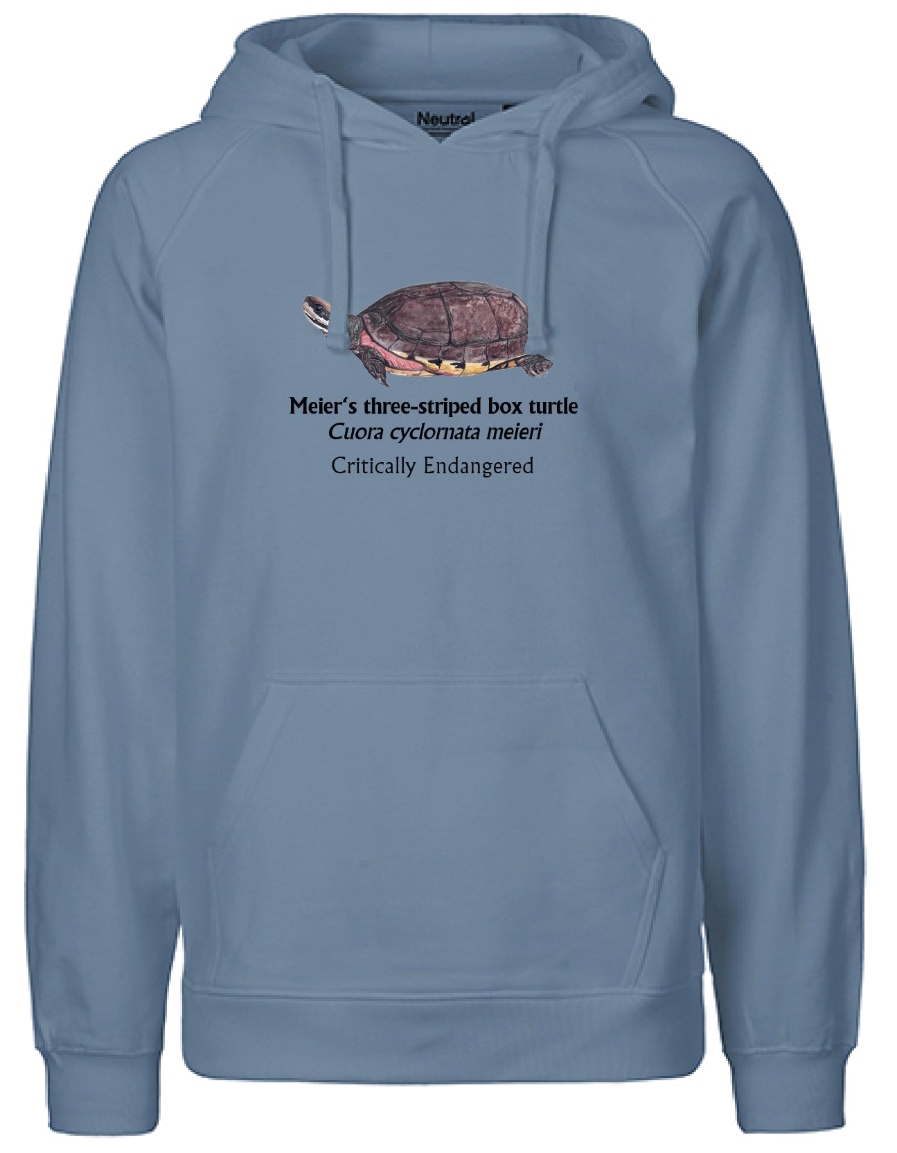 Meier's three-striped box turtle Hoodie