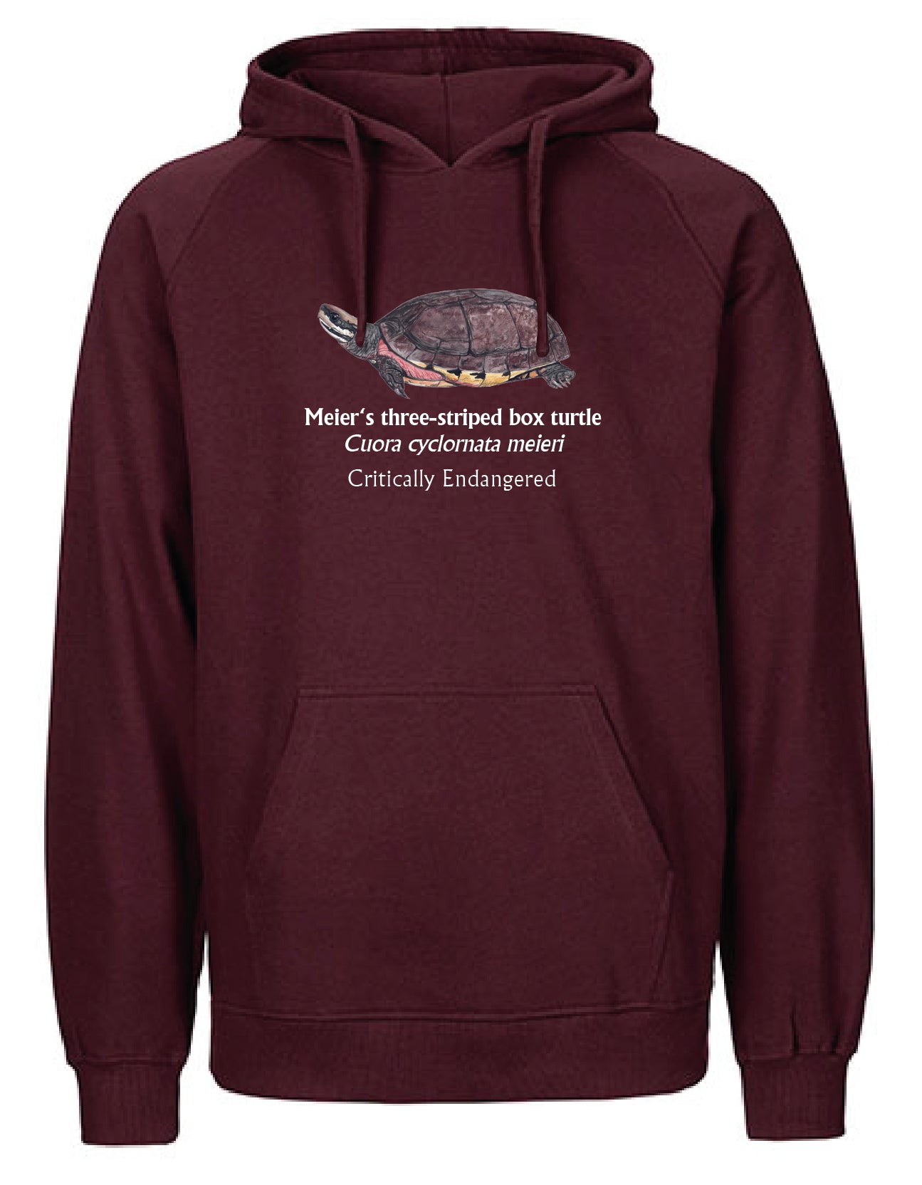 Meier's three-striped box turtle Hoodie