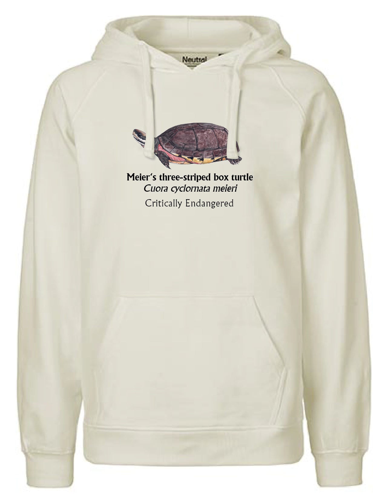 Meier's three-striped box turtle Hoodie