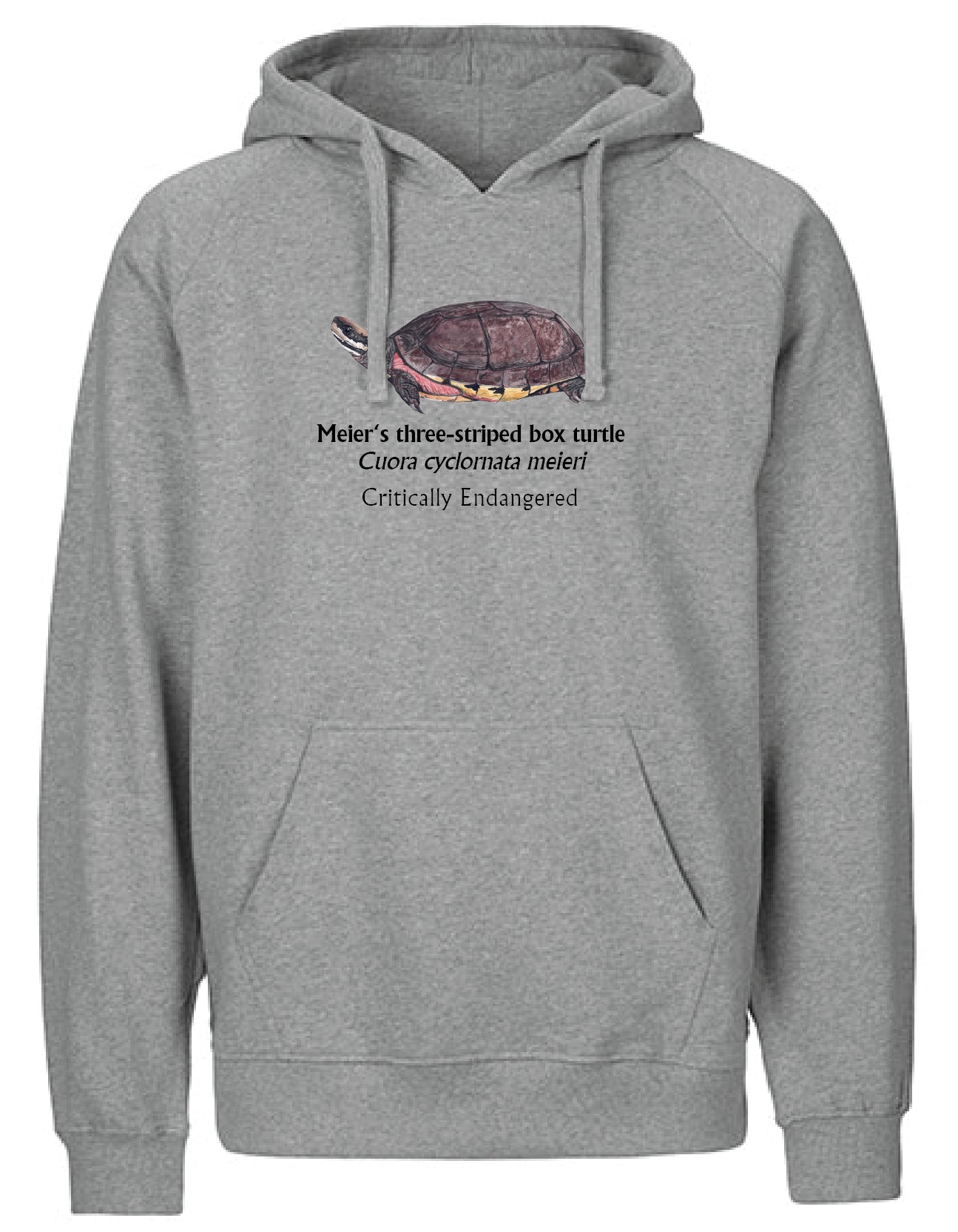 Meier's three-striped box turtle Hoodie