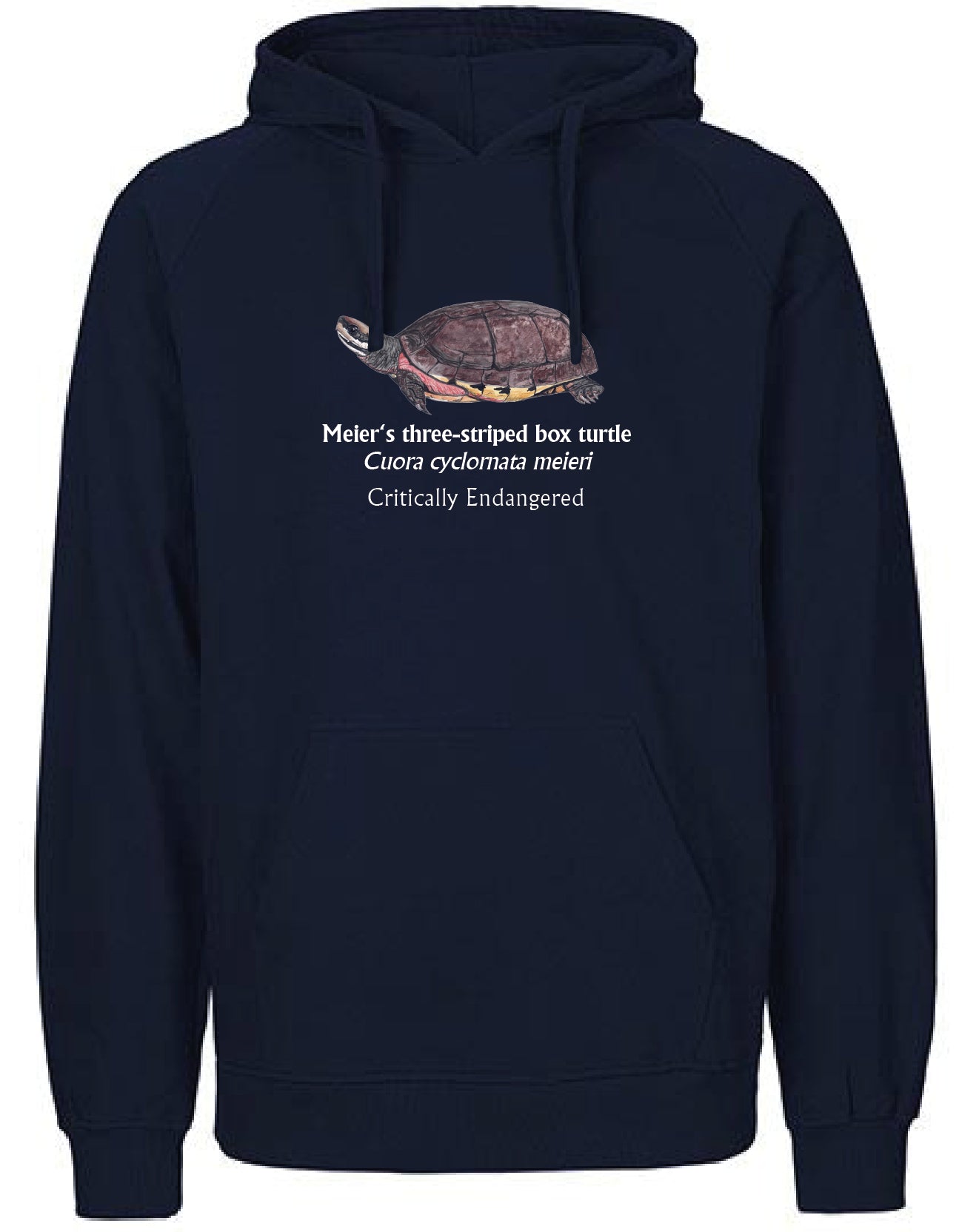 Meier's three-striped box turtle Hoodie