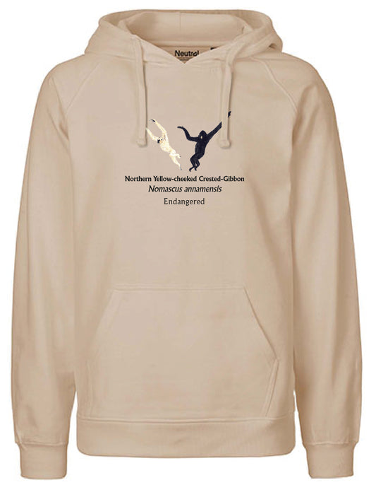 Northern Yellow-cheeked Crested-Gibbon (schwingend) Hoodie
