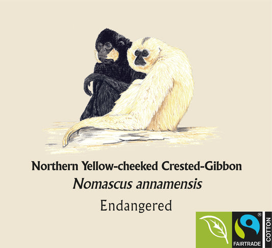 Northern Yellow-cheeked Crested-Gibbon (sitzend) Hoodie