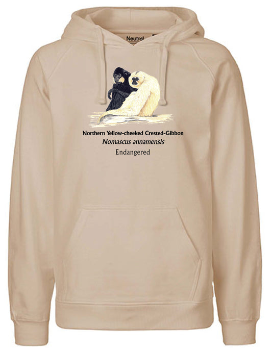 Northern Yellow-cheeked Crested-Gibbon (sitzend) Hoodie