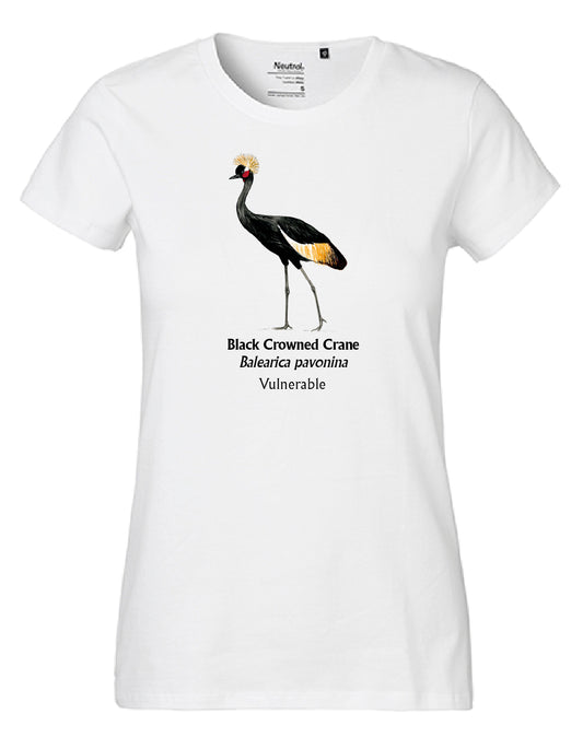 Black Crowned Crane T-Shirt
