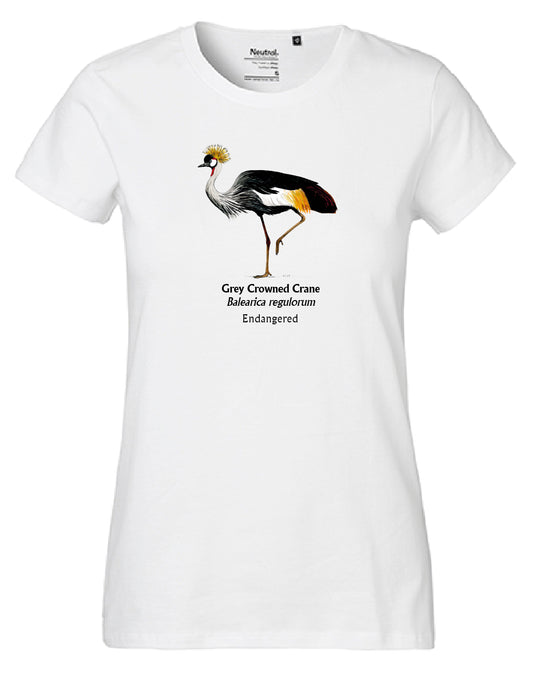 Grey Crowned Crane T-Shirt